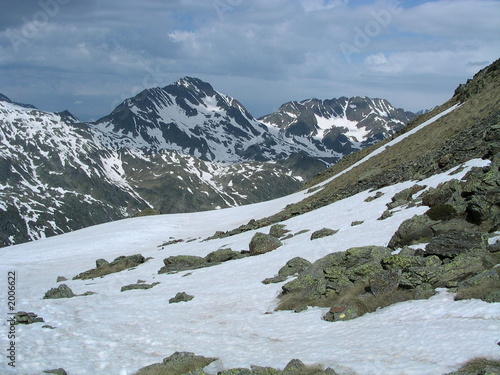 vue depuis le port du rat (pyrénées - ariège)