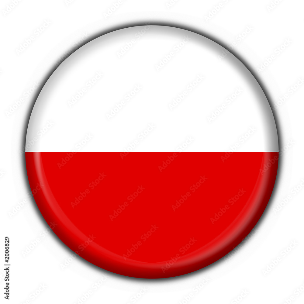 bottone bandiera polaccca - poland flag bottone bandiera polaccca - poland flag