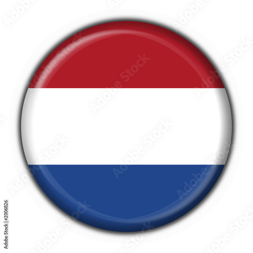 bottone bandiera olandese - holland flag