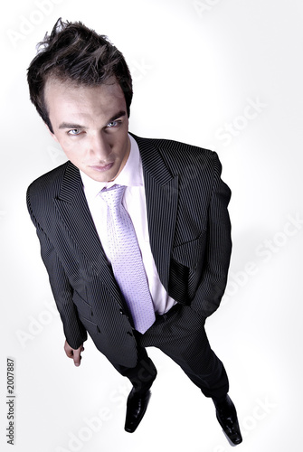 Young businessman in suit 