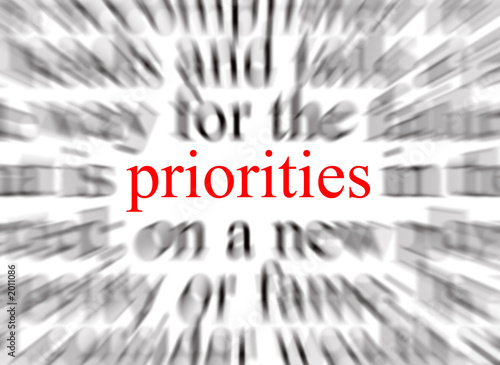 focus on the priorities photo
