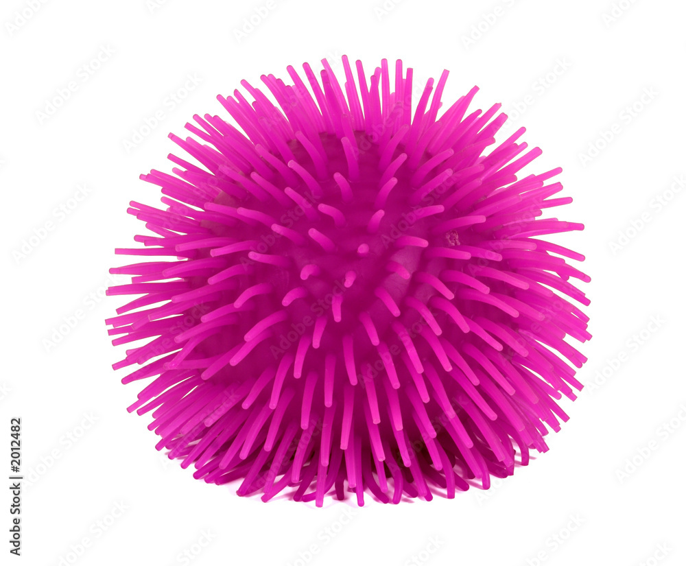 Spiky rubber ball top