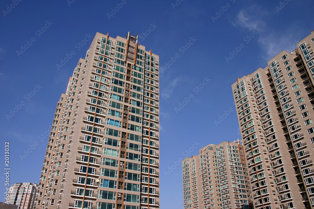 modern buildings bejing china