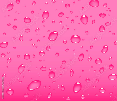 transparent water drops