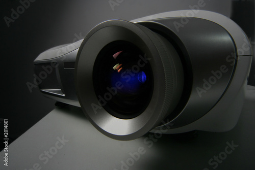 projector lens close-up