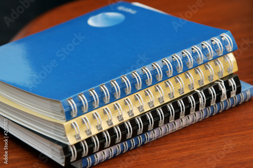 diaries with spirals