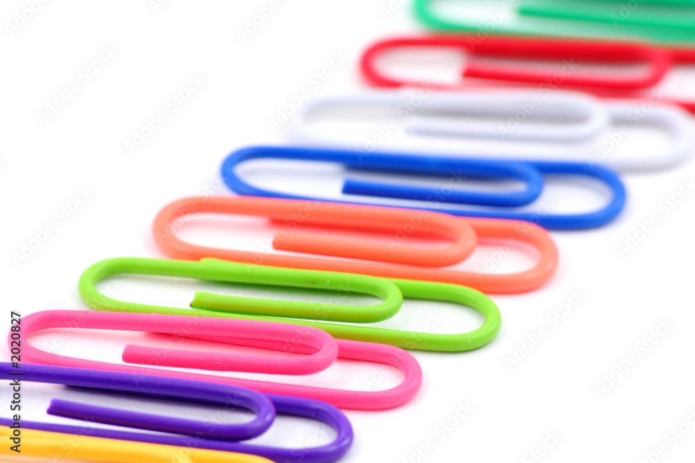 colorful paper clip colorful paper clip