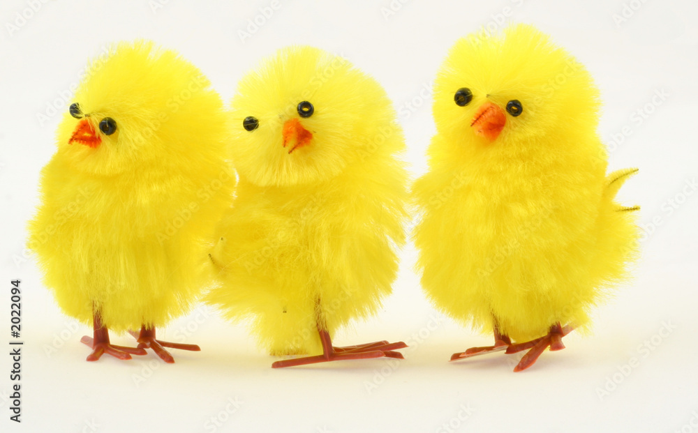 three easter toy chickens three easter toy chickens