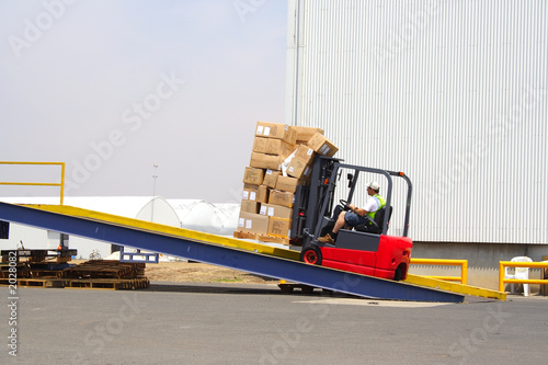 loading truck