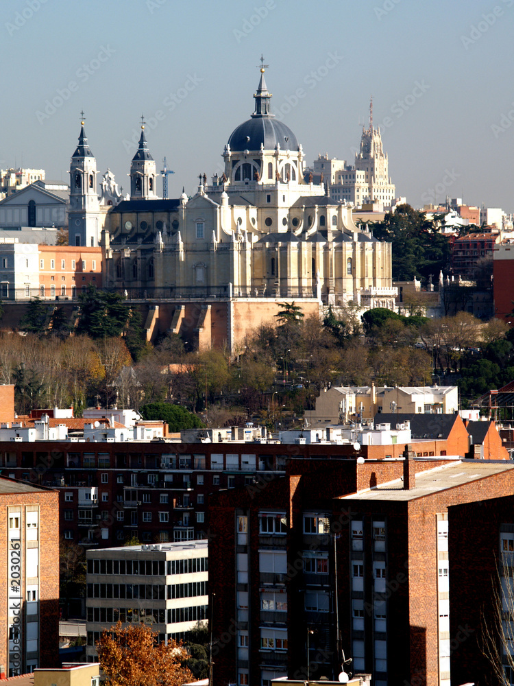 Obraz premium catedral madrid