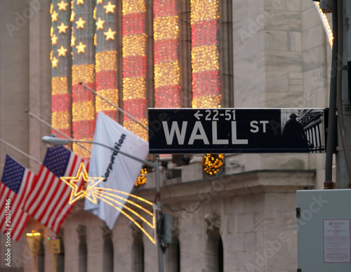 wall street at lower manhattan