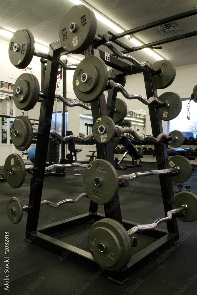 Fototapeta premium barbell rack