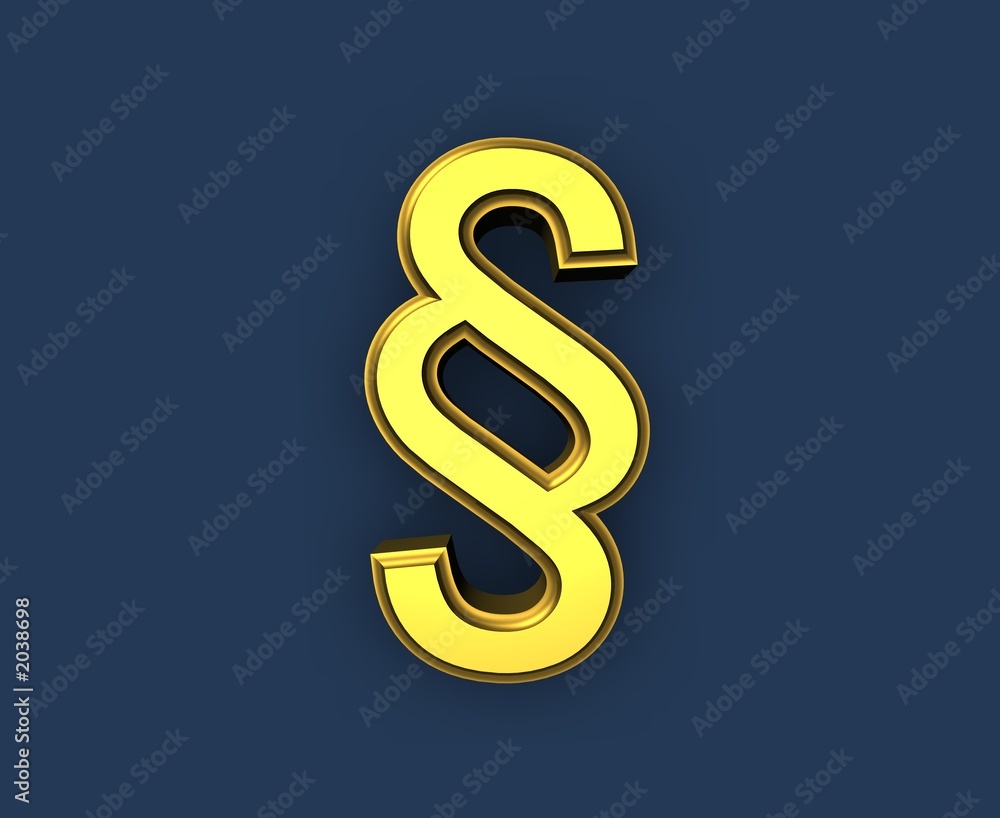paragraph 3d sign paragraph 3d sign