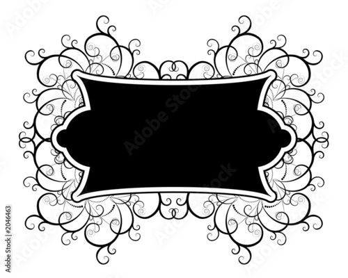 decorative gothic banner