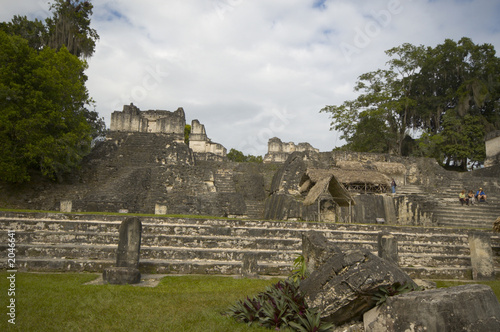 great plaza tikal guatemala photo