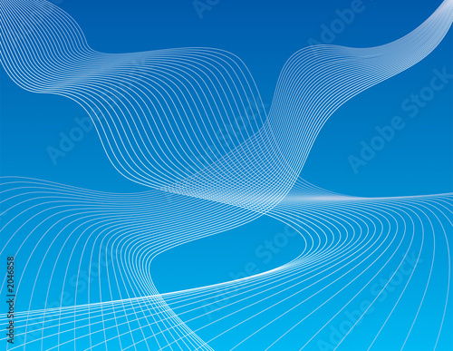 abstract blue lines