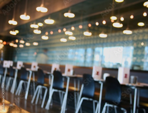 restaurant cafe interior © scalesy