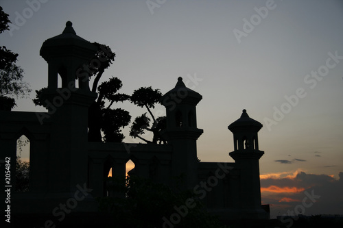 Photography sundown in bangkok