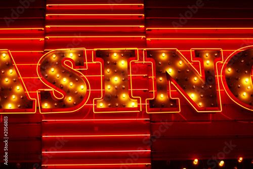 sin neon sign