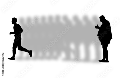 losing weight illustration