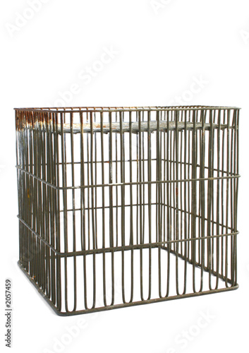 Fototapeta isolated cage