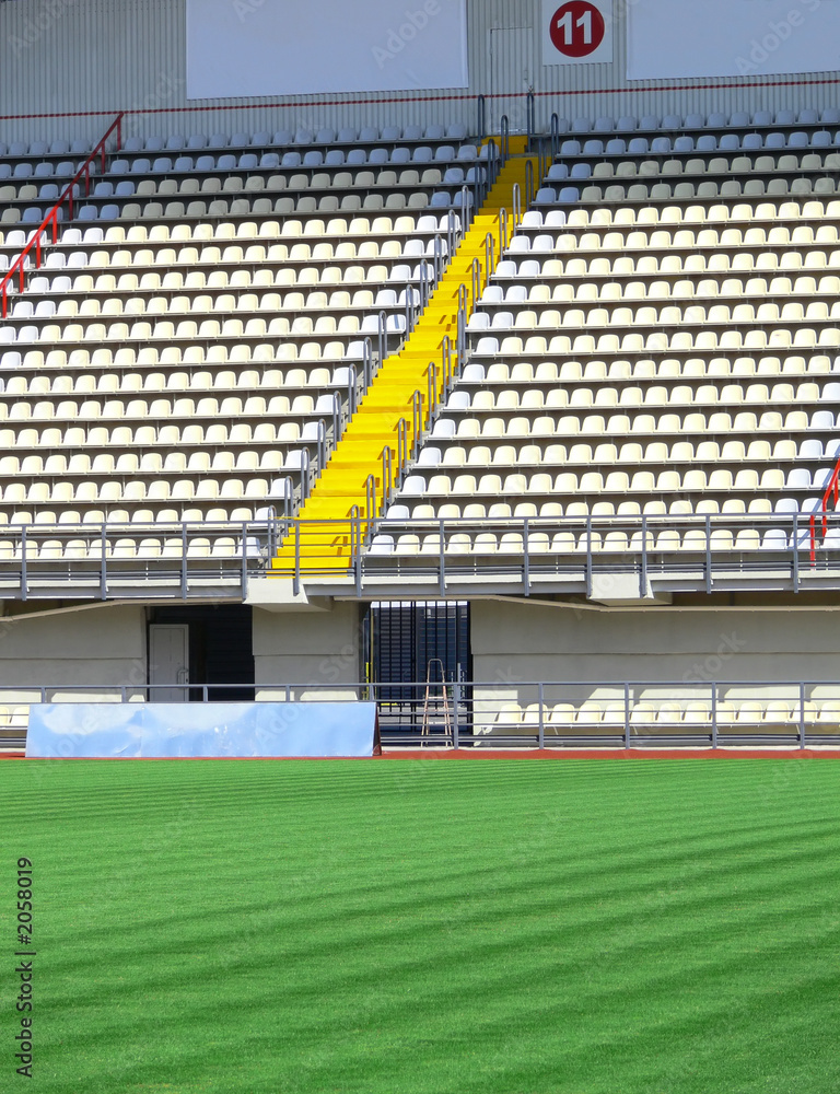 Fototapeta premium empty tribunes