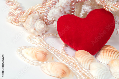 heart and pearls