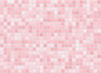 Keuken achterwand Mozaïek Roze mozaïektegels textuurpatroon  © moonrun