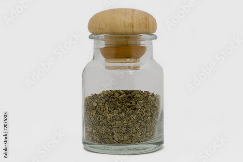 marjoram in a jar