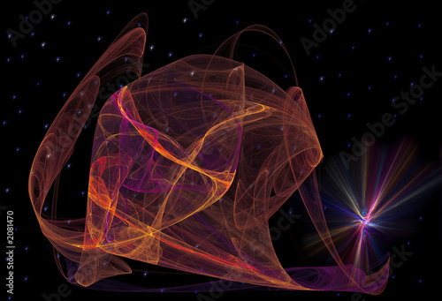 solar sail in deep space