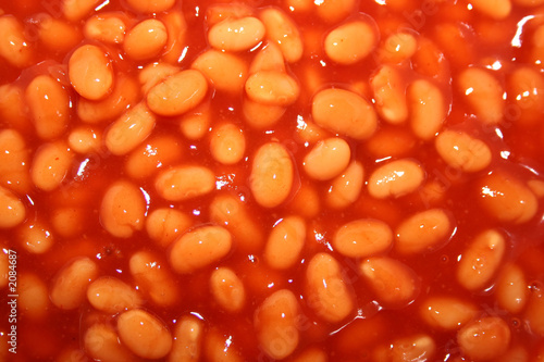 plate of baked beans