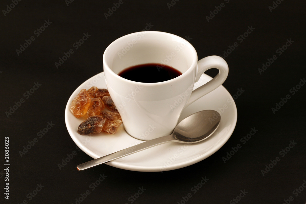 Fototapeta premium coffee in white cup