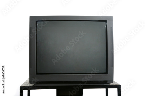 television monitor on stand