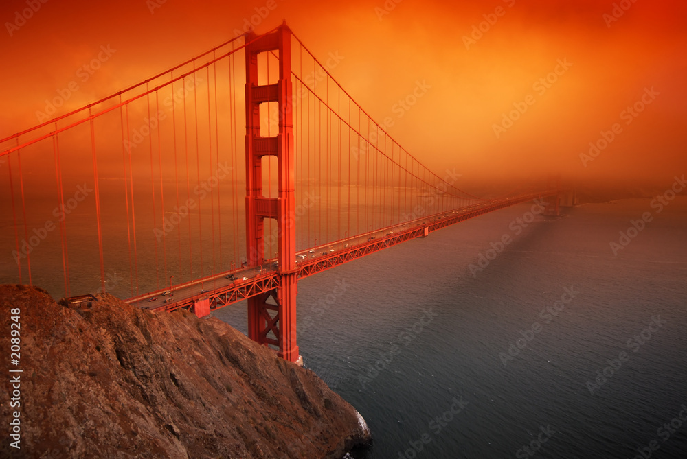 Fototapeta premium golden gate