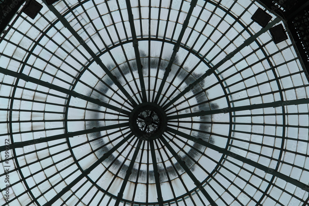 abstract glasshouse roof