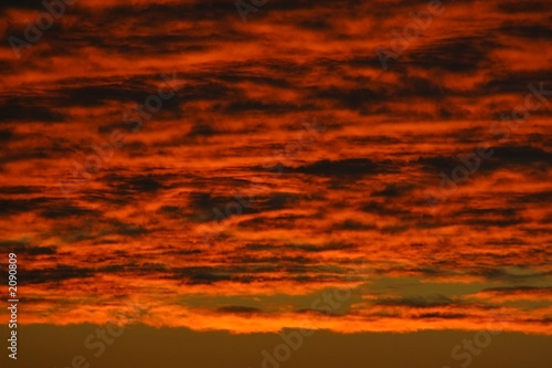 red sky on sunset © Vladimir Jovanovic