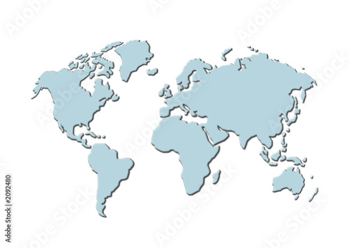 weltkarte - map of world