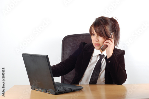 businesswoman at desk #10