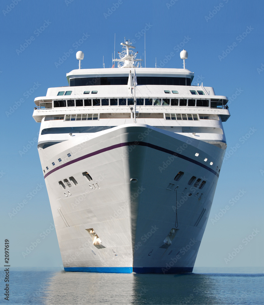 cruise ship bow - obrazy, fototapety, plakaty 