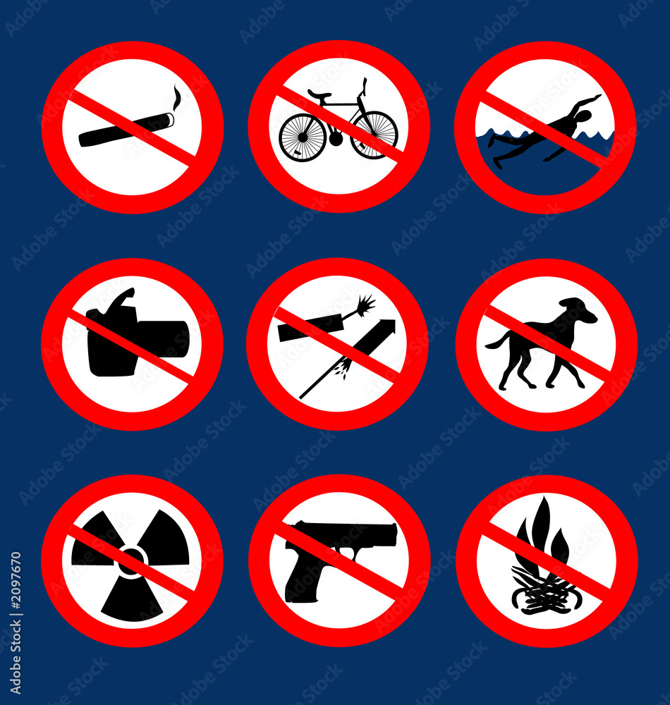 not allowed icons not allowed icons