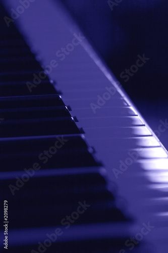 piano bleu