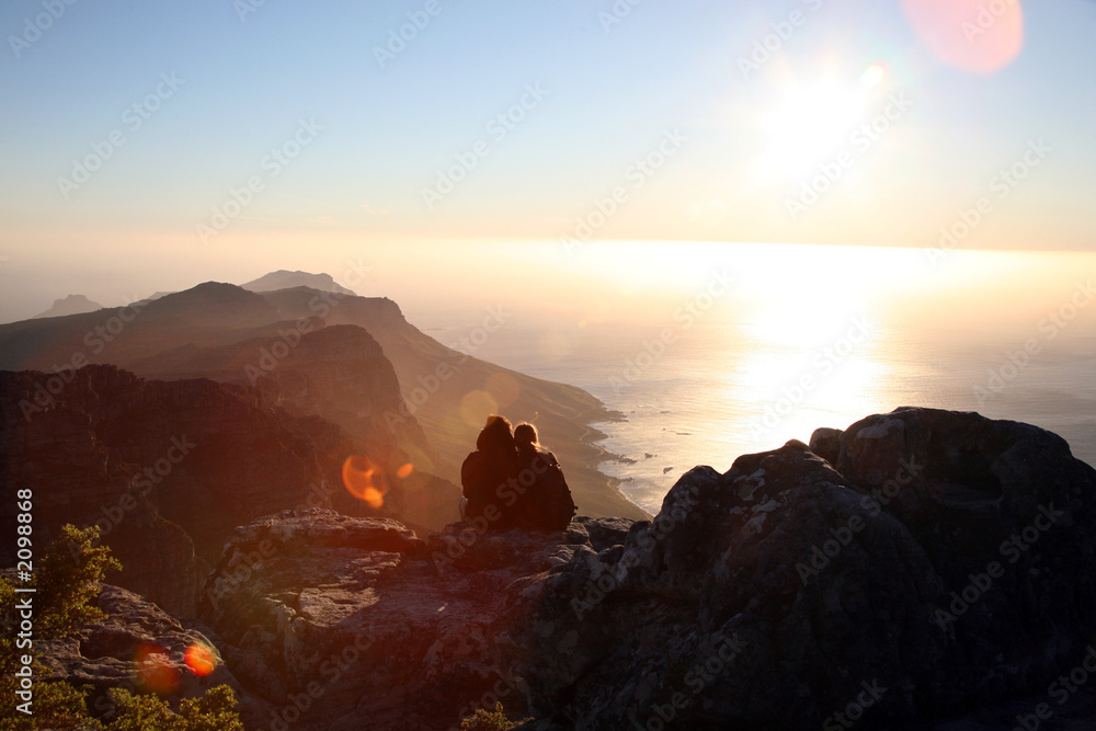 Fototapeta premium les amoureux de cape point