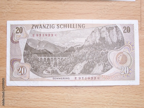 20 schilling backside