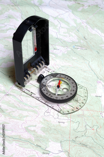 Photography map & compass