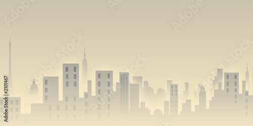 sunrise, illustration, background, city