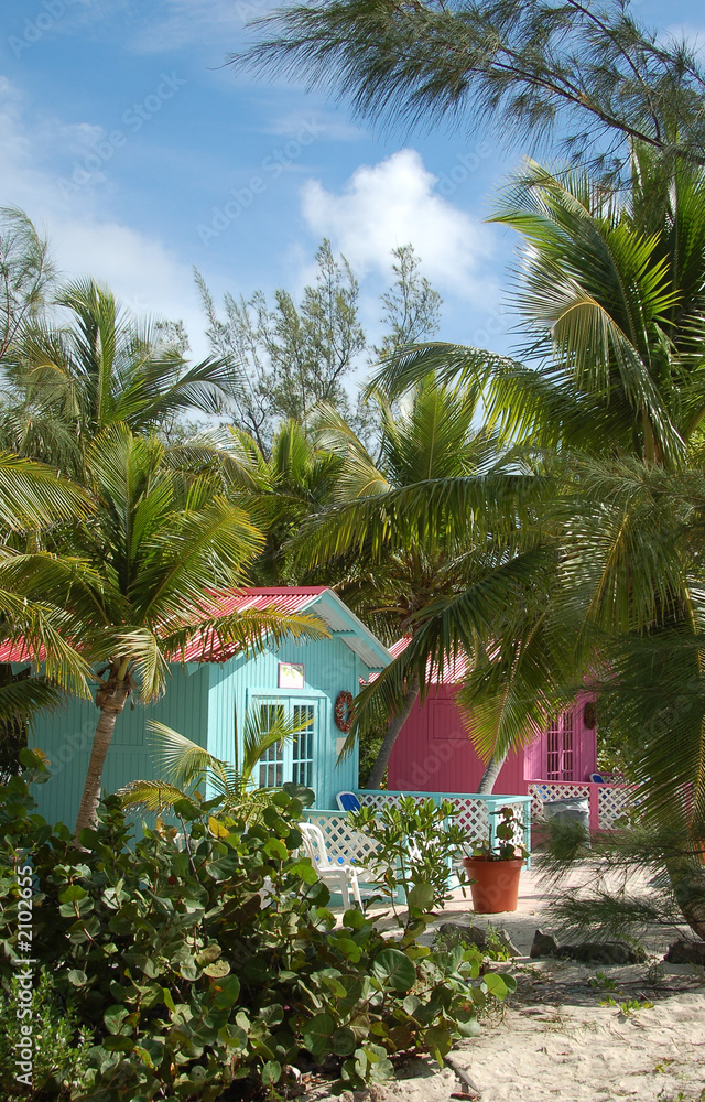 private beachfront bungalow