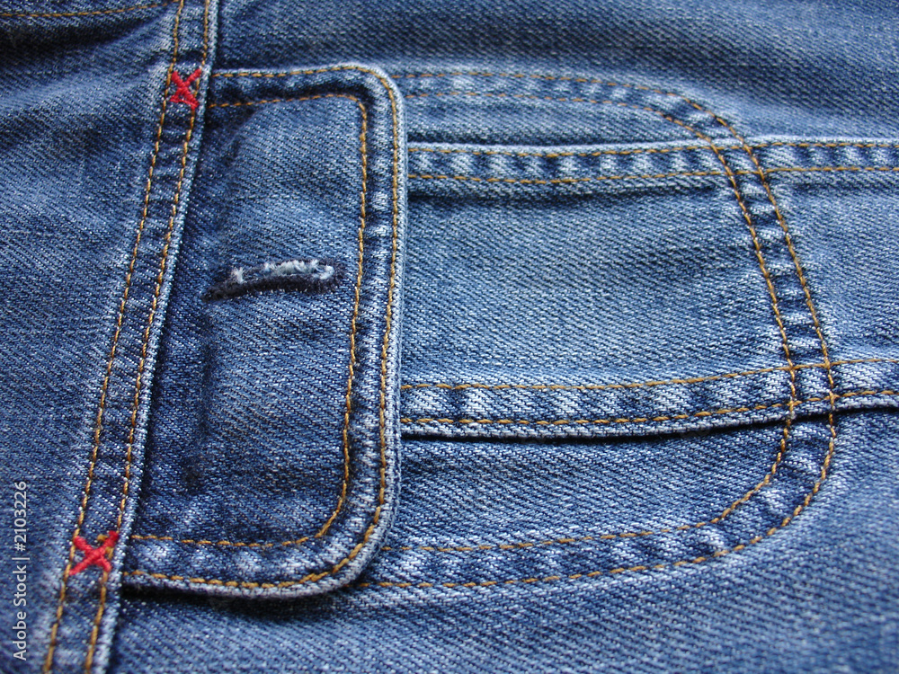 Fototapeta premium denim pocket