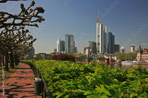 frankfurt buisness district photo