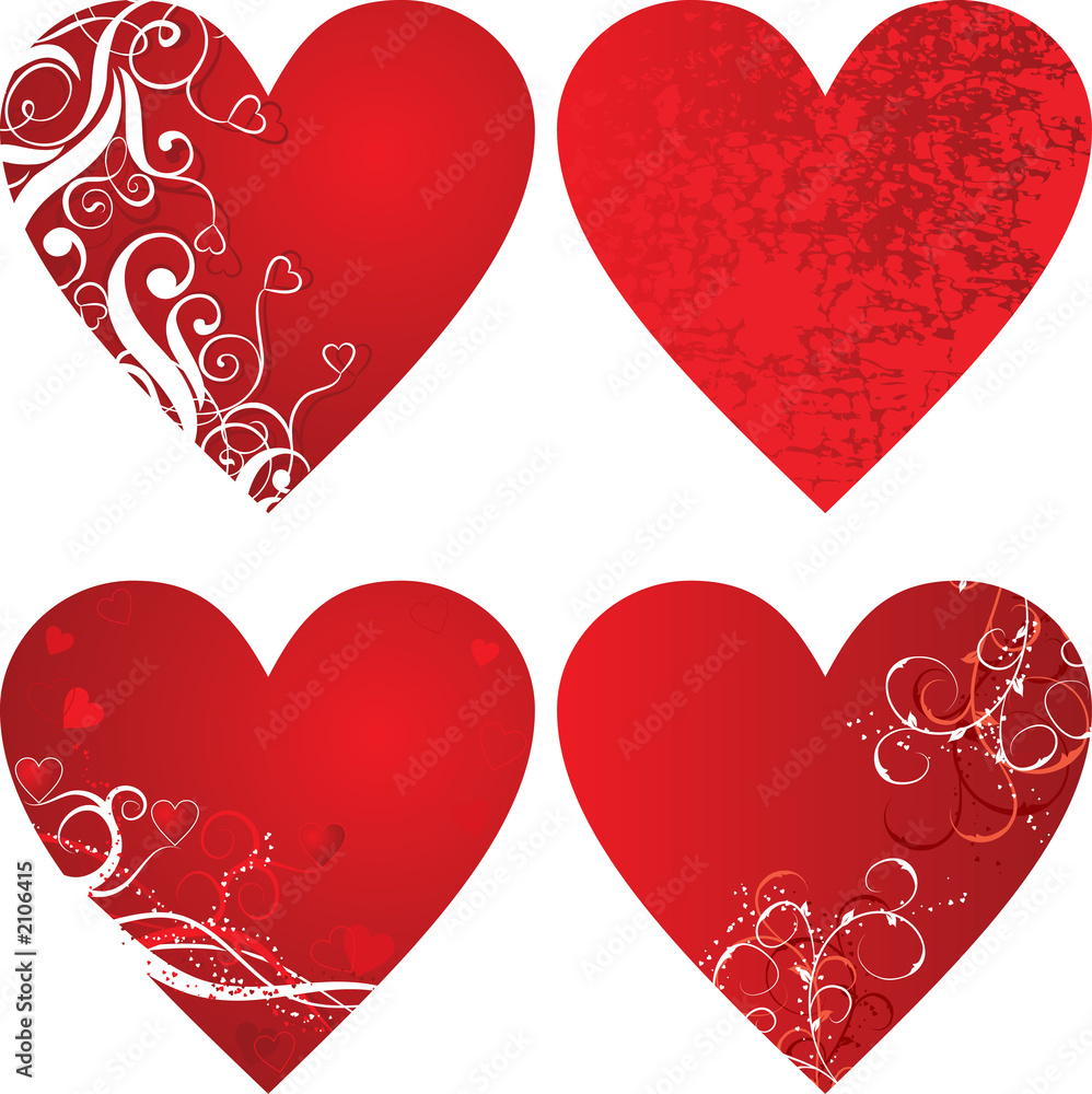 valentine background, hearts