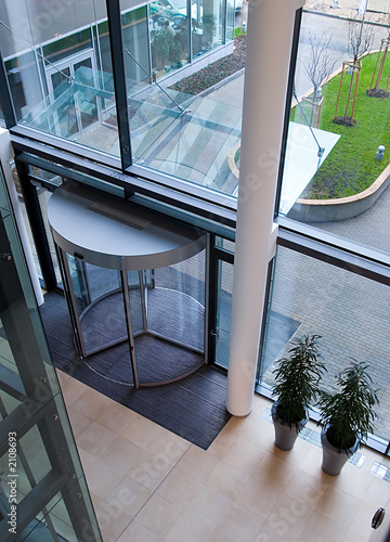 entrance of modern business centre